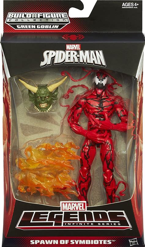 Marvel Legends Carnage Spawn Of Symbiotes Green Goblin Build A Figure