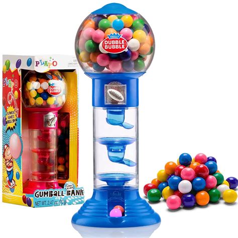 Buy Playo 105 Coin Operated Spiral Gumball Machine Toy Bank Dubble