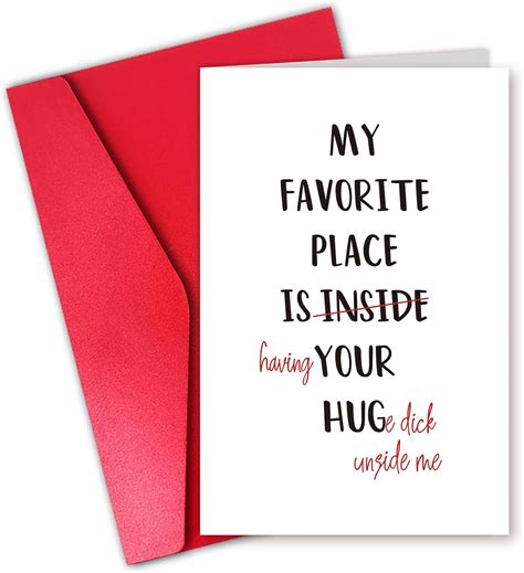Cgbrspacex Funny Valentines Day Card For Men Witty