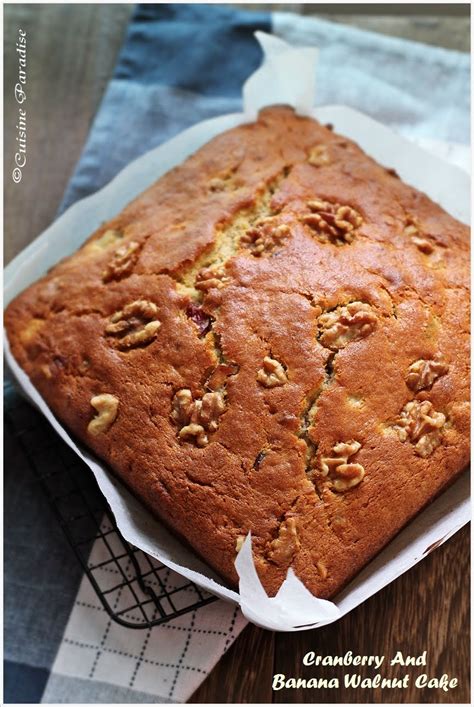 But you don't have to be jewish or celebrating passover to enjoy this light and flavorful cake. Cuisine Paradise | Singapore Food Blog | Recipes, Reviews And Travel: Cranberry And Banana ...