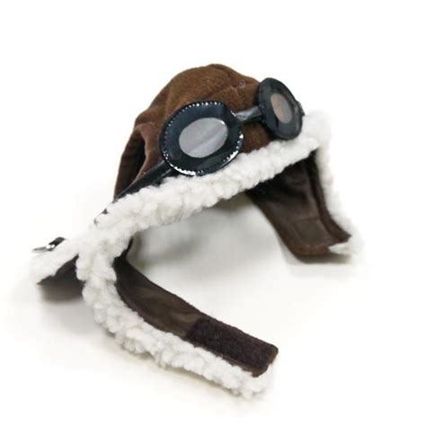 Aviator Hat With Goggles And Themed Charm For Dogs Aviator Hat Dog