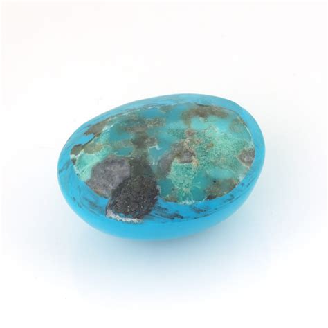 Natural Turquoise Irani Feroza 2118 Carat Surface Coated Royal Gems
