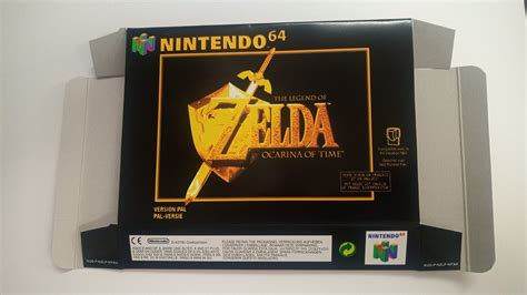 Legend Of Zelda Ocarina Of Time N64 Box Only Town