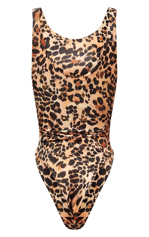 Shape Sherri Leopard Print Bodysuit Prettylittlething