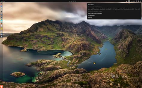 Bing Wallpaper Changer Gnome Shell Extensions