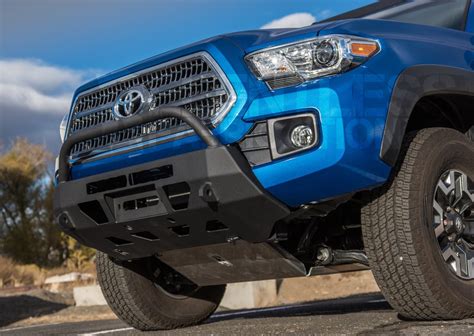 Want more clearance and beefier tires? 2016+ Tacoma Stingray Lo-Pro Winch Bumper - Relentless Off-Road Fabrication