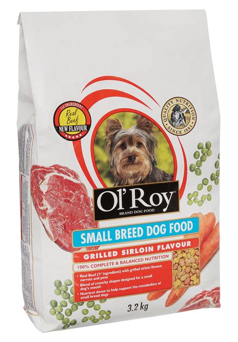 And aside from its energy content, this grain is of only modest nutritional value to a dog. Ol' Roy Ol'Roy Small Breed Dog Food, Grilled Sirloin ...