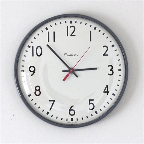 Simplex School Wall Clock
