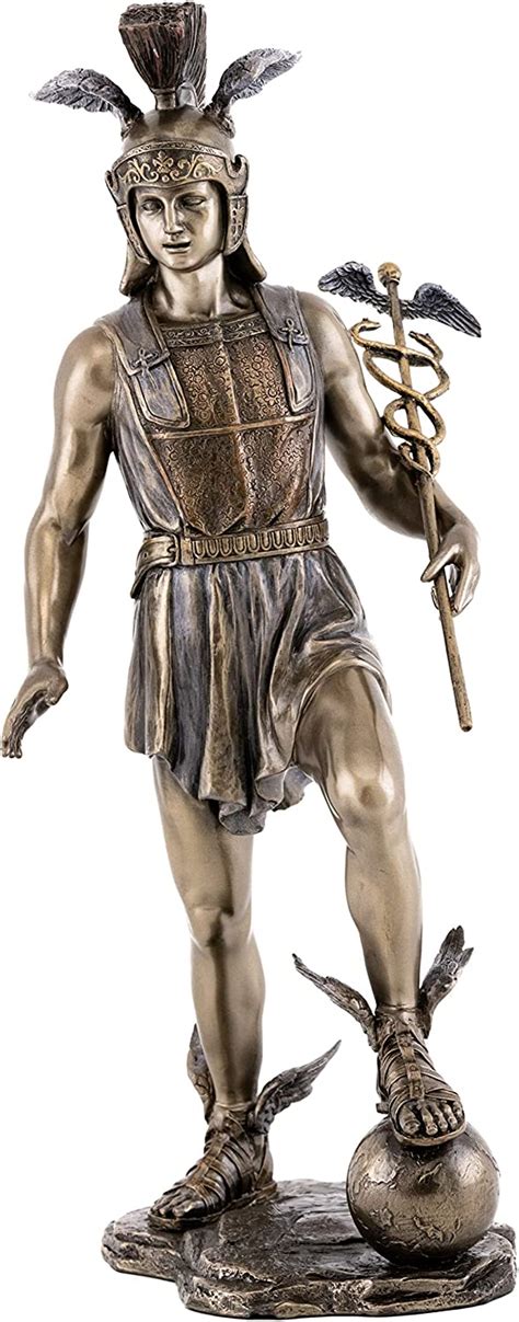 Amazon Com Top Collection Mercury Statue Olympian Greek God Of