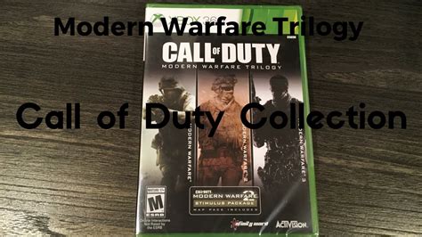 Call Of Duty Modern Warfare Trilogy Xbox 360 Unboxing Youtube