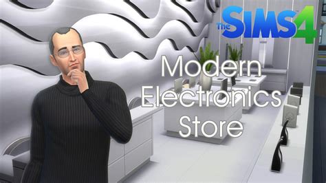 Sims 4 Modern Electronics Store Build Youtube