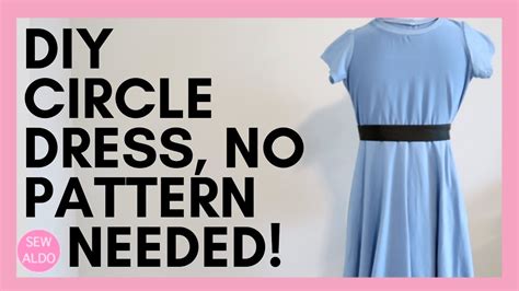 how to sew dress without pattern sewing project for beginners youtube