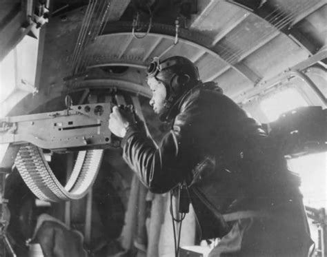 Waist Gunner Aboard Flying Fortress B 17 World War Photos