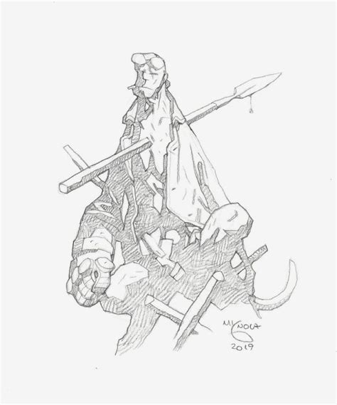 Pin By Tofer On Mike Mignola Pencils In 2020 Mike