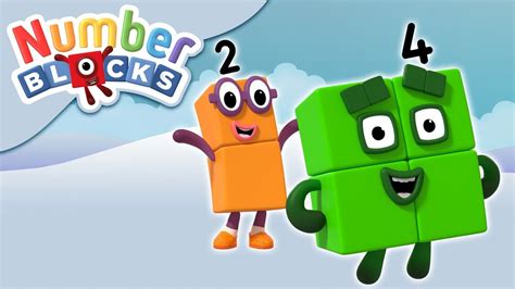 Numberblocks Playing With Numbers Learn To Count Youtube