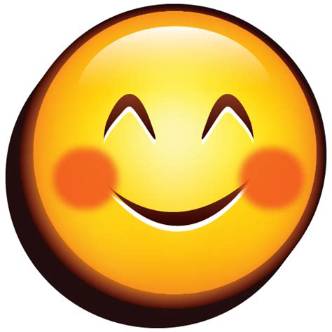 Emoji Blushing Icon Emoji Iconset Designbolts