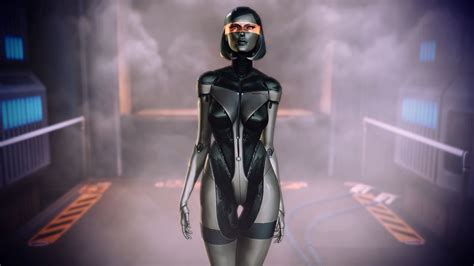 Lovely Edi Female Cyborg Cyborg Girl Female Robot Female Anime
