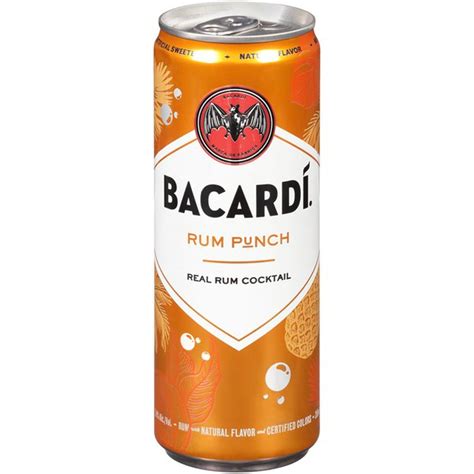 Bacardi Rum Punch Real Rum Cocktail 355 Ml Instacart