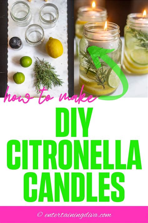 Super Simple Diy Citronella Candles No Wax Required Entertaining