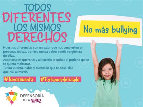 Día contra el bullying Defensoría de la Niñez