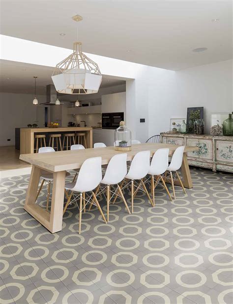 Ca Pietra Encaustic Illusion Soft Grey Floor Spacers Showrooms