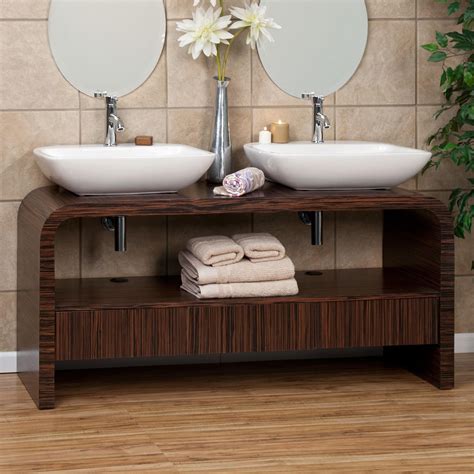 Shipping is free in most parts of canada. 60" Bromley Double Sink Vanity with Vessel Sinks - Striped ...