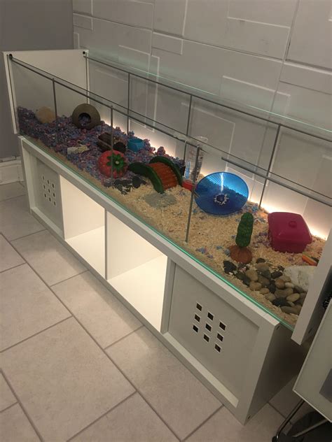 Hamster Ikea Detolf Cage Diy