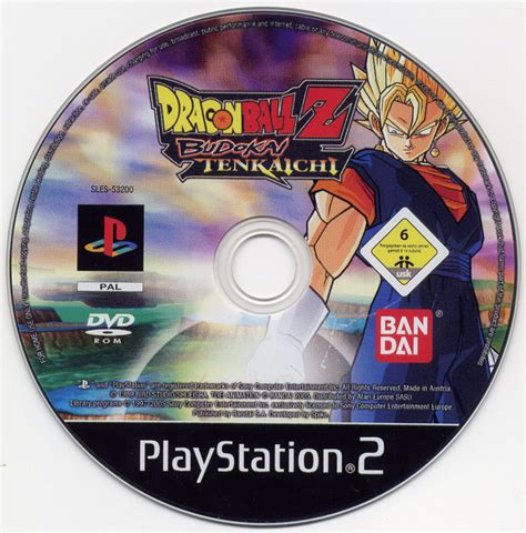 Nearly the biggest in any battling game; Dragon Ball Z: Budokai Tenkaichi (2005) PlayStation 2 box ...