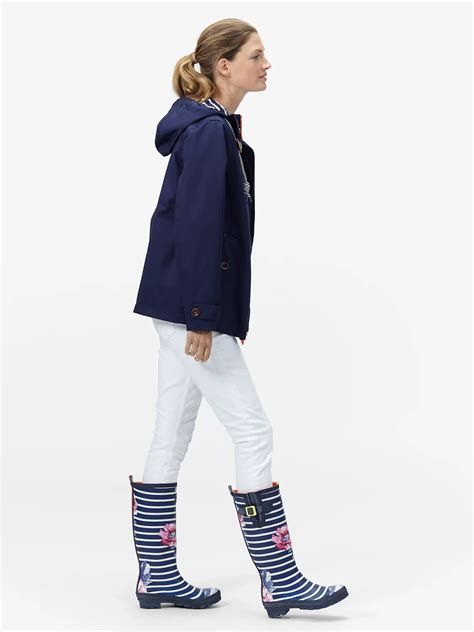 Joules Right As Rain Coast Waterproof Jacket French Navy