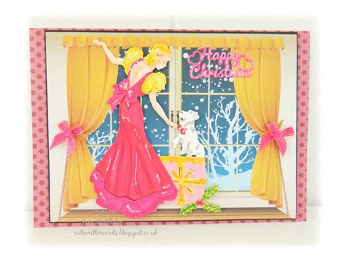 Cute Critter Cards Tattered Lace Art Deco Christmas