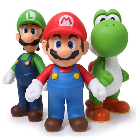 Buy Super Mario Toys Bros Luigi Mario Action Figure