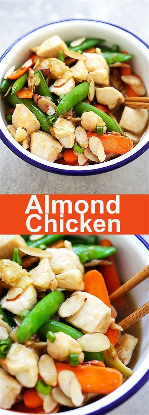 Check out that ingredient list — with just a few kitchen staples and 15 minutes, you'll. Almond Chicken | Easy Delicious Recipes