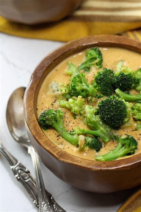 Vegan Sweet Potato Broccoli Cheese Soup The Vegan 8