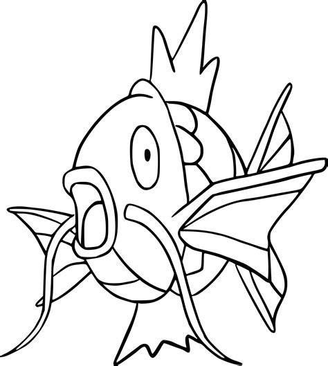 Magikarp Pokemon Coloring Page Free Printable Coloring Pages On