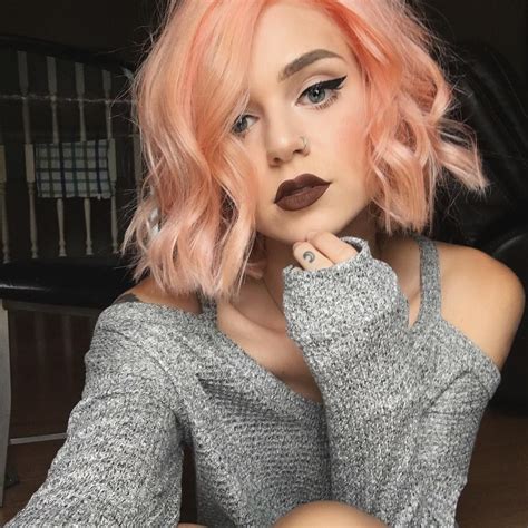 28 Crazy Hairstyles Ideas You Must See Now Peach Hair