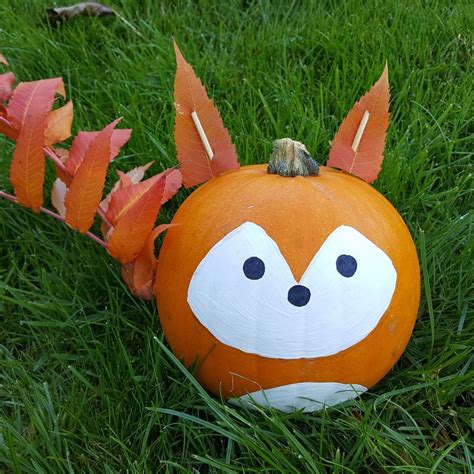 Pumpkin Fox Holidays Halloween Crafts Pumpkin Carving