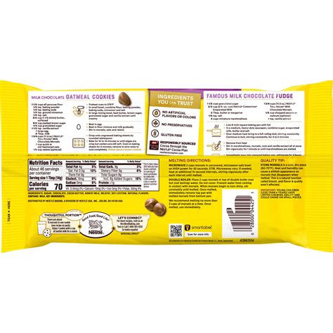 Nestle Milk Chocolate Chips Nutrition Facts Besto Blog