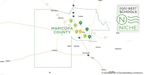 25 School Districts In Arizona Map Online Map Around The World