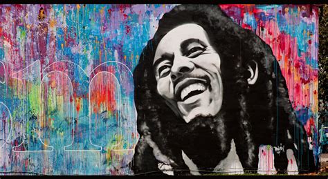 Bob Marley Street Wall Painting We Need Fun