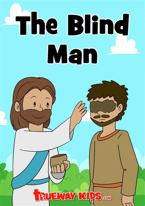 Jesus Heals The Blind Man Free Printable Preschool Bible Lesson