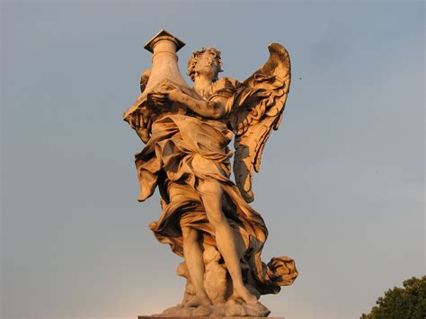 Ponte Sant Angelo Bernini S Angels Lion Sculpture Greek Statue Bernini