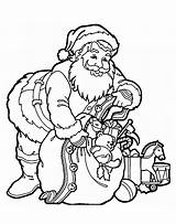 Santa Coloring Pages Claus Christmas Kids Girls Popular Clipartmag sketch template