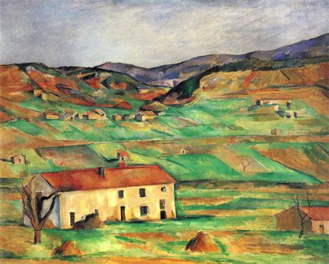 Gardanne Paul Cezanne Painting In Oil For Sale