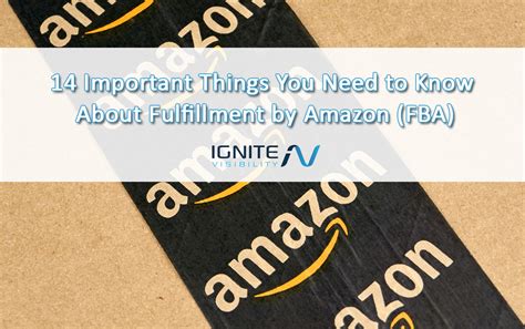 14 Important Things You Need To Know About Fulfillment By