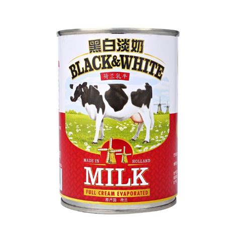 Black＆white Full Cream Evaporated Milkguangzhou Grocery