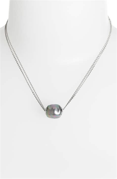 Majorica 12mm Baroque Pearl Pendant Necklace Nordstrom