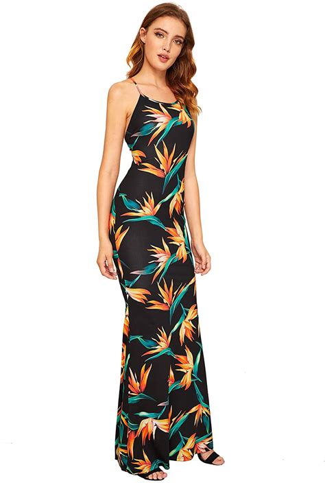 Shein Womens Strappy Backless Summer Evening Party Maxi Dress Ebay