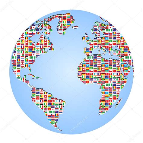 World Map Flags Vlrengbr