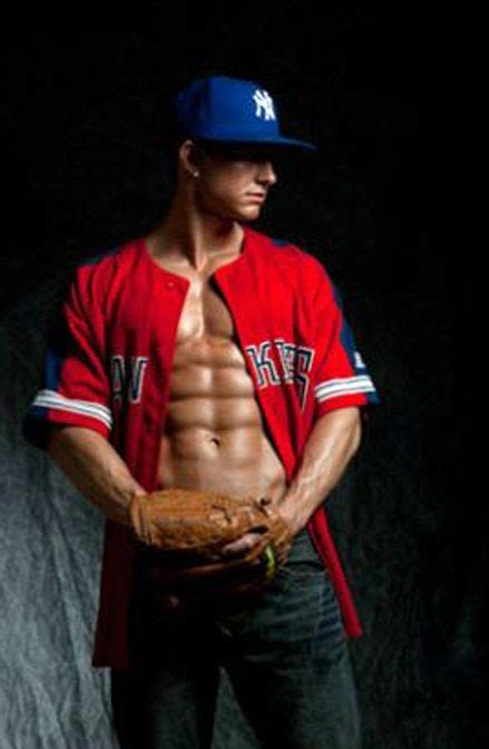Drew Baseball Abs Jock Sexy Men Muscular Men