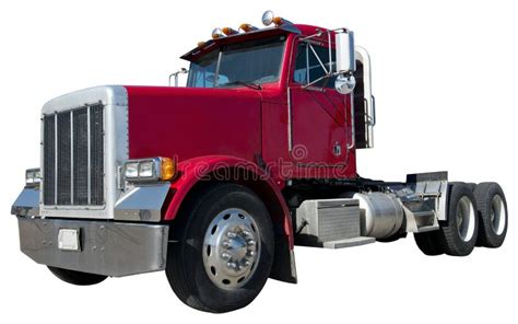 18 Wheeler Semi Tractor Trailer Truck Isolated Stock Photo Image Of